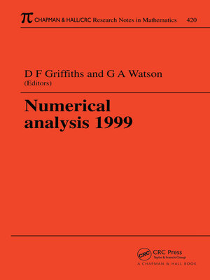 cover image of Numerical Analysis 1999